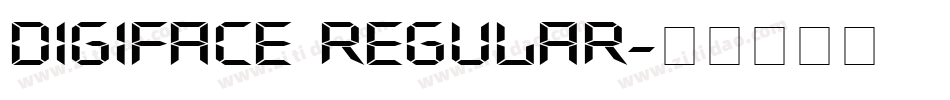 Digiface Regular字体转换